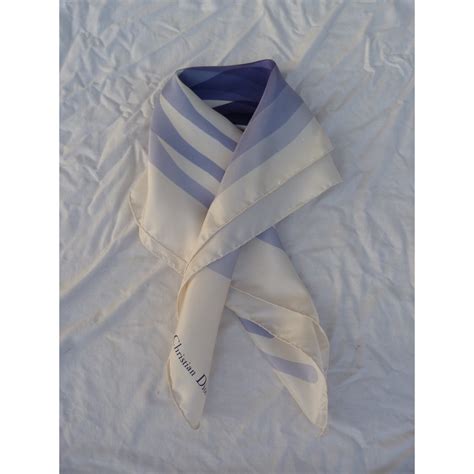 dior schal blau weiss|Scarves & Shawls .